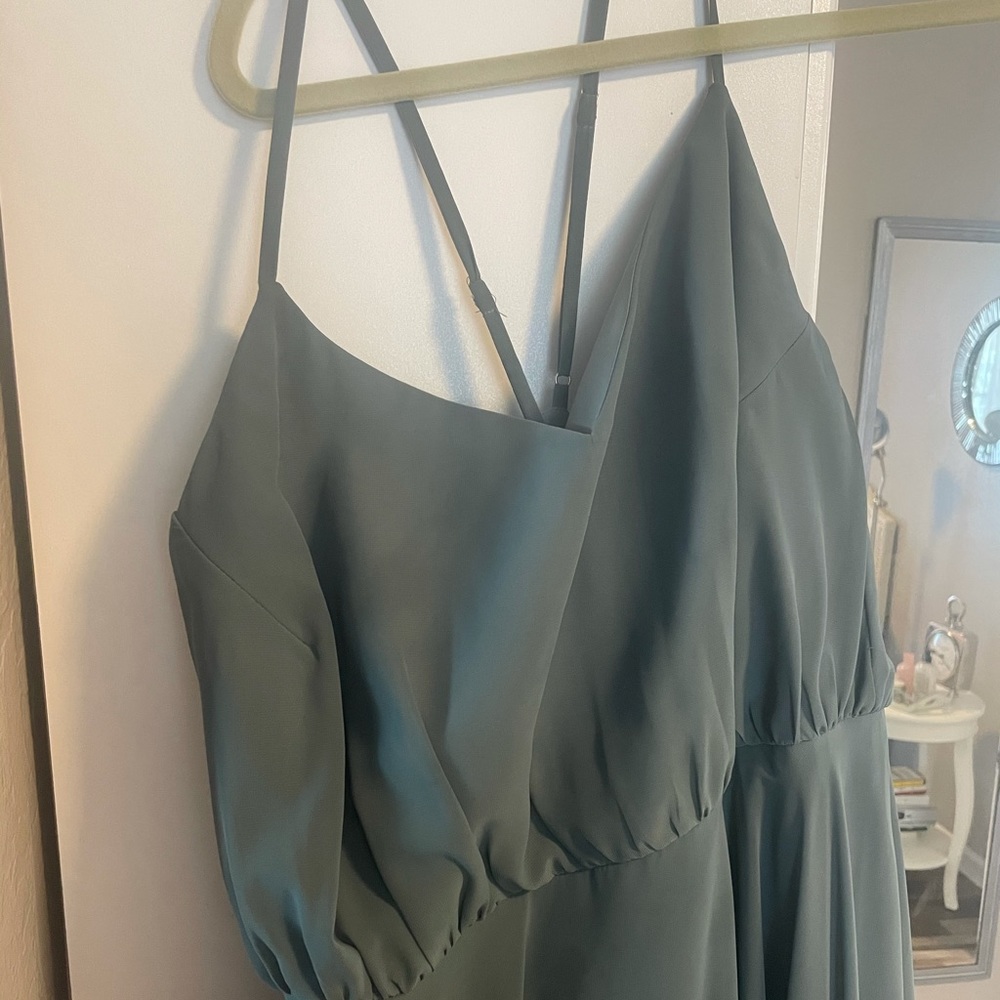 Reverley Eucalyptus bridesmaids Dress
